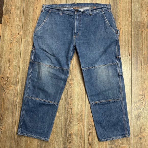 Patagonia Steel Forge Denim Pants Jeans Double Knee Mens Size 44x30 - Picture 3 of 11